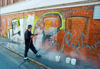 Graffiti Removal in St Paul by Reubo's Wash LLC 